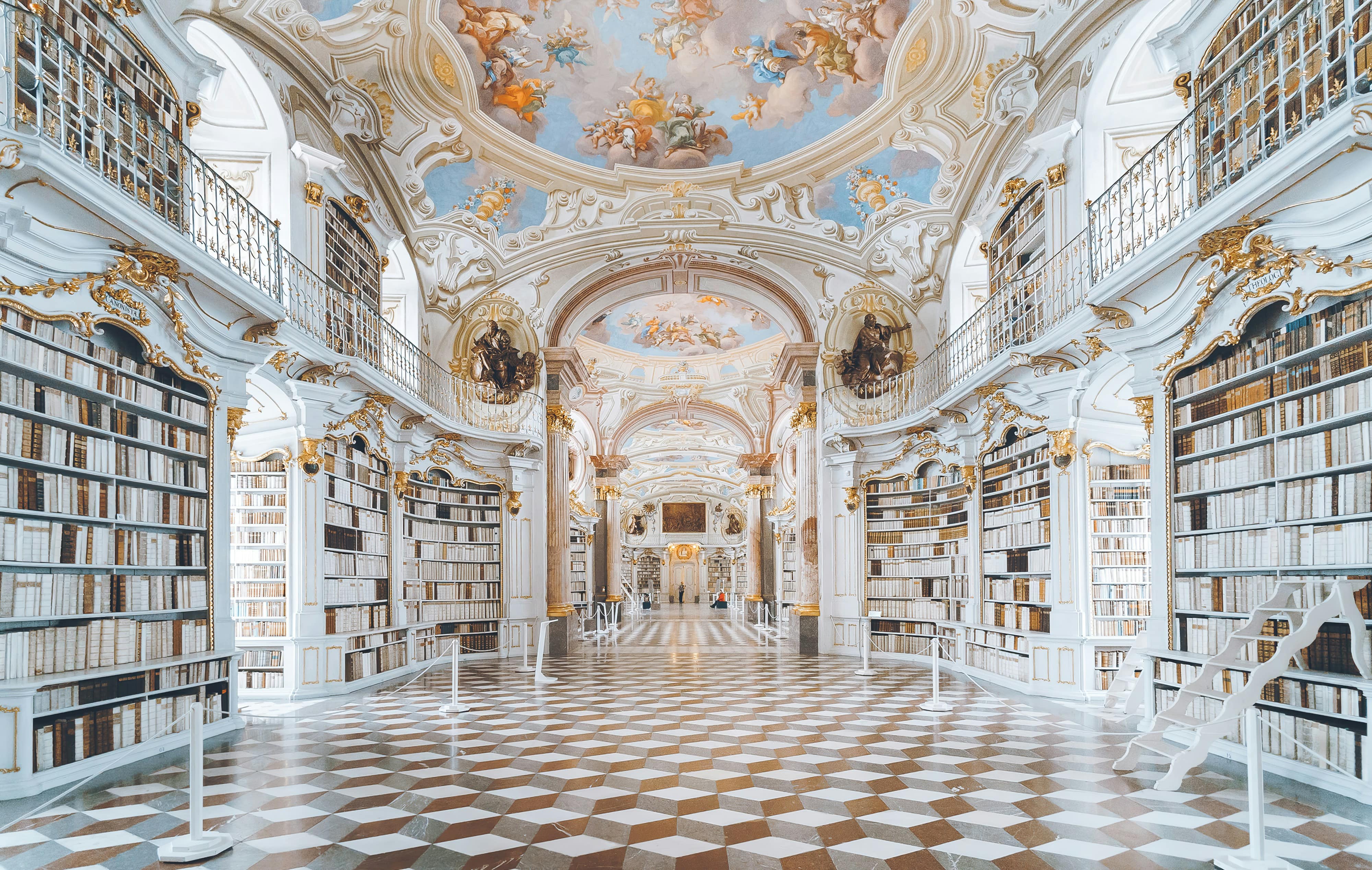 ornate library